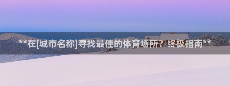 必一体育sportB