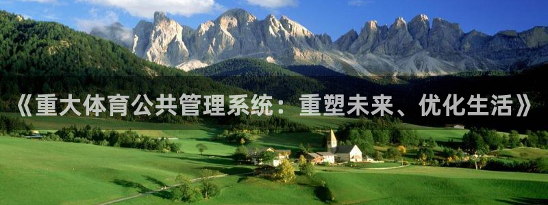必一体育在线官网：《重大体育公共管理系统：重塑未来、优化生活