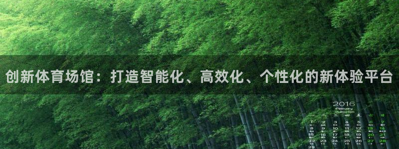 必一运动官网平台：创新体育场馆：打造智能化、高效化、个性化的
